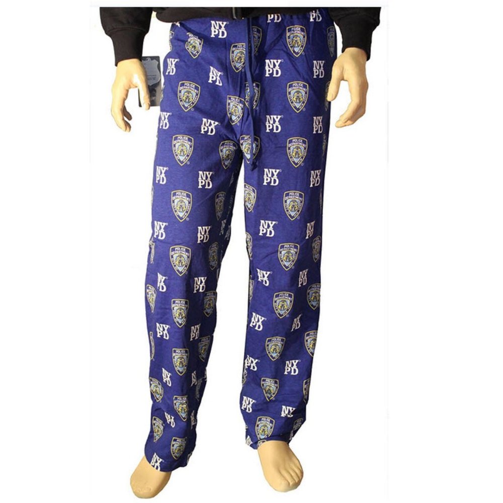 NYPD Lounge Pants Pajama Sleep Bottoms